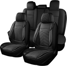 Conjunto completo de capas para assentos de carro, respiráveis e impermeáveis de couro sintético automotivo comprar usado  Enviando para Brazil