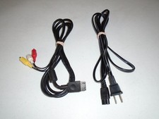 Cabo de alimentação e cabo de alimentação composto de áudio/vídeo Sega Dreamcast fabricante de equipamento original! Cabos A/V AC av comprar usado  Enviando para Brazil