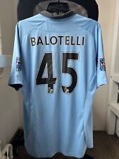 Usado, CAMISETA DE FÚTBOL MANCHESTER CITY HOME 2012 - 2013 #45 BALOTELLI UMBRO talla 44 segunda mano  Embacar hacia Argentina