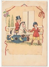 1955 cartolina epoca usato  Italia