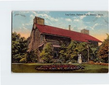 Postcard log cabin for sale  Almond