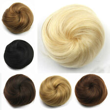 Pães femininos de cabelo feminino 8 cores com cordão cabelo sintético chignon apliques, usado comprar usado  Enviando para Brazil