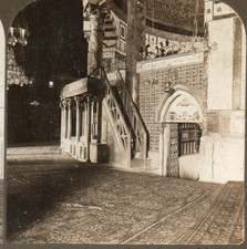 1901 Púlpito na Mesquita de Omar, Jerusalém, Palestina.   Foto estéreo comprar usado  Enviando para Brazil