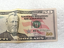 Usado, US$ 50 2013 STAR NOTE NÚMERO DE SÉRIE EXTRAVAGANTE mb 01777019* LUCKY 777 comprar usado  Enviando para Brazil