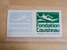 Autocollants fondation coustea d'occasion  Toulon-