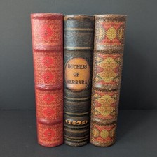 Conjunto de 3 caixas de livros compartimento secreto escondido com capa de couro sintético comprar usado  Enviando para Brazil