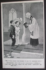 Quadrinhos Old Reg Carter VIGÁRIO CASAMENTO NOIVO LEVE CONHECIMENTO DE CERIMÔNIA Humor comprar usado  Enviando para Brazil