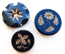 Grands boutons jais d'occasion  Cambremer