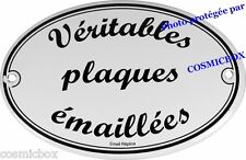 Veritable plaque emaillee d'occasion  Chauvigny