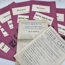 Lotto spartiti edizioni usato  Roma