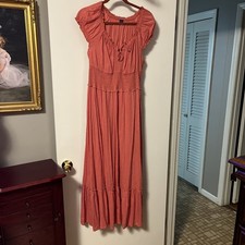 Vestido Old Navy Feminino M Laranja Smocked Respirável Feminino Preppy Camponês Boho comprar usado Vestido Old Navy Feminino M Laranja Smocked Respirável Feminino Preppy Camponês Boho comprar usado  Enviando para Brazil