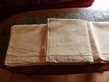 Antique linen sheets d'occasion  Expédié en Belgium