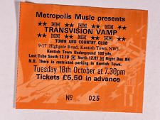 Transvision vamp concert for sale  PRESTON