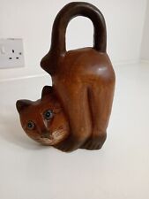 Cat ornament wooden for sale  NOTTINGHAM