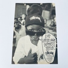 Usado, Pôster Stussy Vintage Anos 90 Estampa Rara Anúncio Stussy Surfwear Skate Streetwear comprar usado  Enviando para Brazil