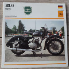 Motorräder sammelkarten adler gebraucht kaufen  Thale