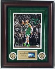 Exibição fotográfica autografada e emoldurada Jayson Tatum Celtics 16x20 com vídeo (Fanáticos) comprar usado  Enviando para Brazil