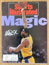 MAGIC JOHNSON ASSINADO ESPORTES ILUSTRADO 18 DE NOVEMBRO DE 1991 “BABY HOOK” COA BECKETT, usado comprar usado  Enviando para Brazil