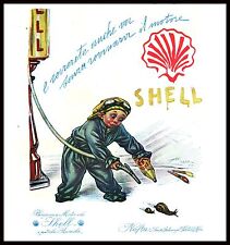 Pubblicita 1930 shell usato  Biella