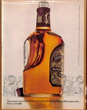 Anúncio Chivas Regal estampa vintage "Faça algo realmente impressionante. Servir o suficiente" comprar usado  Enviando para Brazil