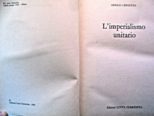 Imperialismo unitario arrigo usato  Genova