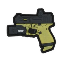 Miniatur Glock Airsoft PVC Velcro Patch Pistole 17 18 Softair Klett Aufnäher comprar usado  Enviando para Brazil