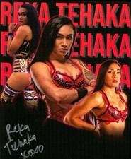 Foto 8x10 assinada por Reka Tehaka, usado comprar usado  Enviando para Brazil