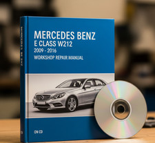 MERCEDES BENZ E CLASS 2009 - 2016 W212 manual de reparo de oficina em CD. comprar usado  Enviando para Brazil
