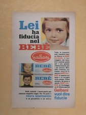 PUBBLICITA' CARTACEA ORIGINALE ADVERTISING FORMAGGINI "BEBE'" GALBANI del 1964, usado comprar usado PUBBLICITA' CARTACEA ORIGINALE ADVERTISING FORMAGGINI "BEBE'" GALBANI del 1964, usado comprar usado  Enviando para Brazil