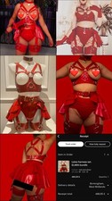 Bespoke red latex for sale  SOLIHULL