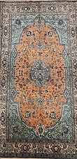 Tapete de área de lã com nós à mão 6'8" x 3'1, tapete antiderrapante para quarto, sala de estar comprar usado  Enviando para Brazil