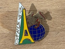 a  PINS PIN CHEVAL HORSE FINALE COUPE DU MONDE VOLVO PARIS 87 TOUR EIFFEL comprar usado  Enviando para Brazil