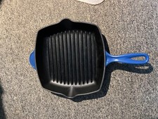 Creuset blue enameled for sale  Boston