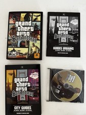 Grand Theft Auto San Andreas PC - caixa grande com guia da cidade e mapa - inglês/francês comprar usado  Enviando para Brazil