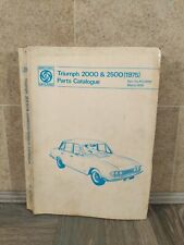 Rtc9112 triumph 2000 for sale  BIRMINGHAM