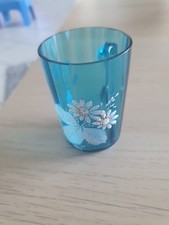 Ancien verre bleu d'occasion  Schiltigheim