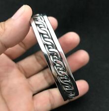 Pulseiras pulseira feita à mão fio de solda de aço inoxidável cor prata #21, usado comprar usado  Enviando para Brazil