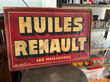 Huiles renault affiche d'occasion  Villeneuve-lès-Avignon