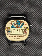 192 L-5 Vintage Relógio Digital Casio HUCKLEBERRY HOUND KIDS HANNA BARBERA 1983 comprar usado  Enviando para Brazil