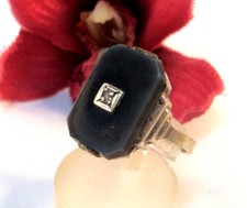 Ring silber achat gebraucht kaufen  Berlin
