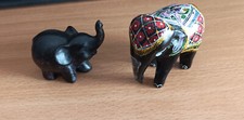 Lot elephants sculptes d'occasion  Courville-sur-Eure