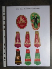 Bieretiketten ddr zittau gebraucht kaufen  Coesfeld