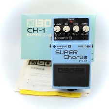 Pedal de efeitos de guitarra BOSS CH-1 Super Chorus com caixa original etiqueta cinza XN49222 comprar usado  Enviando para Brazil