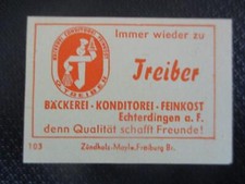 Reklame streichholzetikett bä gebraucht kaufen  Deutschland