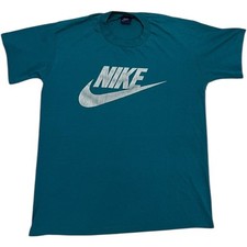 Usado, Camiseta Nike Swoosh azul-petróleo anos 80 comprar usado  Enviando para Brazil