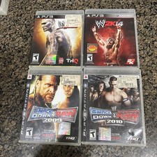 Lote PS3 WWE Smack Down Vs Raw2009 e 2010, 2K12 e 2K14 comprar usado  Enviando para Brazil