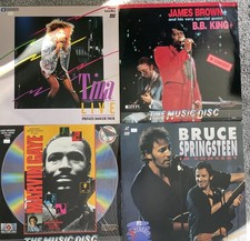 Lot Of 4 Laser Disc Tina Turner/James Brown/Marvin Gaye/Bruce Springsteen VG+, usado comprar usado Lot Of 4 Laser Disc Tina Turner/James Brown/Marvin Gaye/Bruce Springsteen VG+, usado comprar usado  Enviando para Brazil