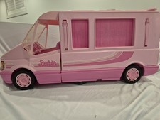Vintage Barbie Magical Motor Home 1988 Camper Pink Van RV com alguns acessórios, usado comprar usado  Enviando para Brazil