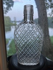 Coffin flask bottle for sale  Skowhegan