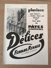 Publicité 1931 pâtes d'occasion  Bordeaux-